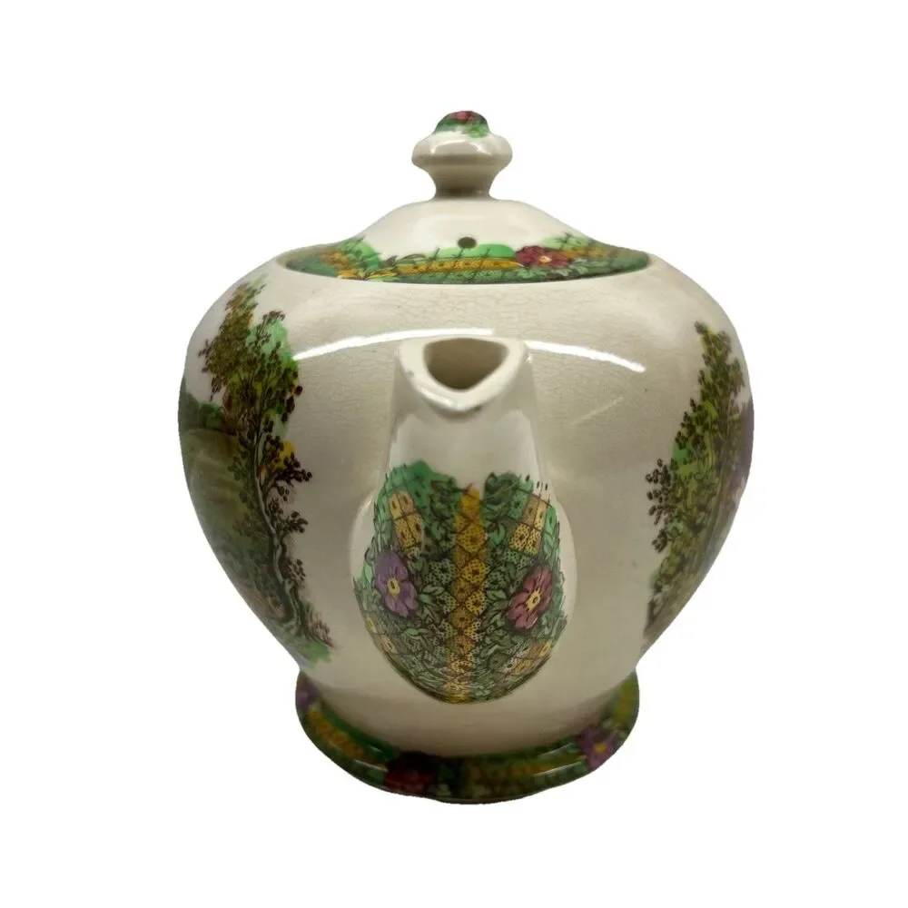 Vintage Sadler Abbey Falls Teapot Circa 1940s Estate Find‎